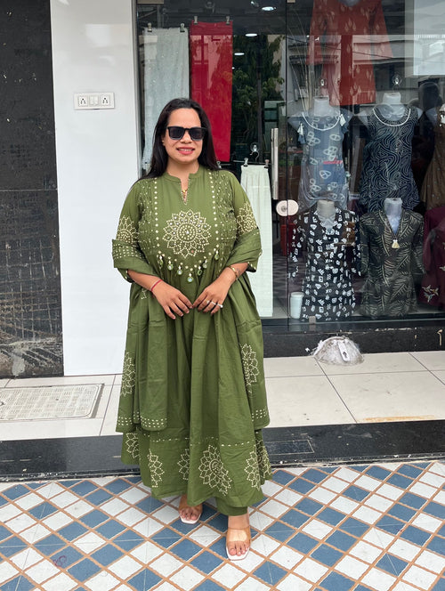 Bandhani Anarkali
