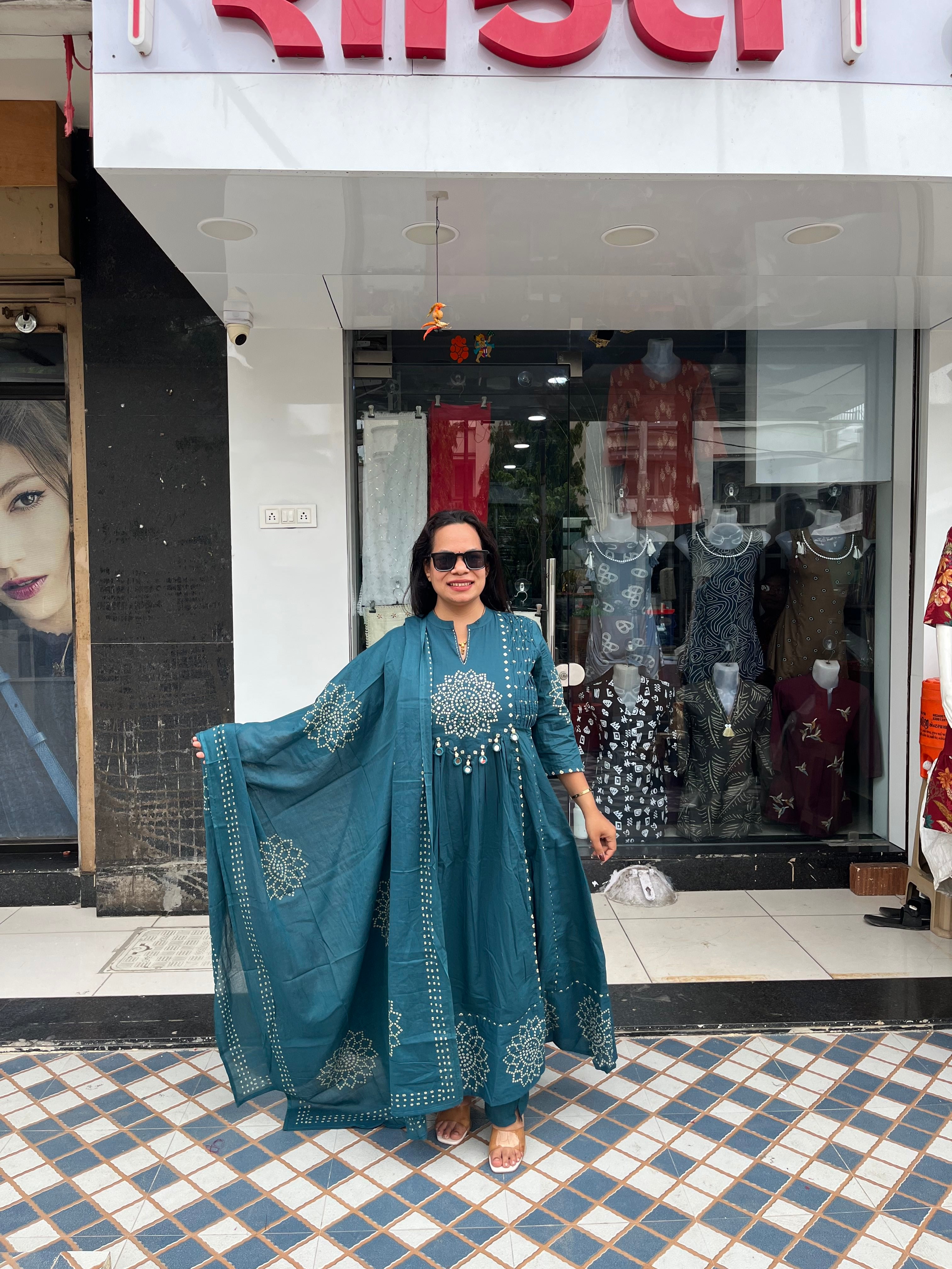 Bandhani Anarkali